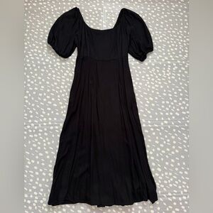 Old Navy Puff Sleeve Midi Dress